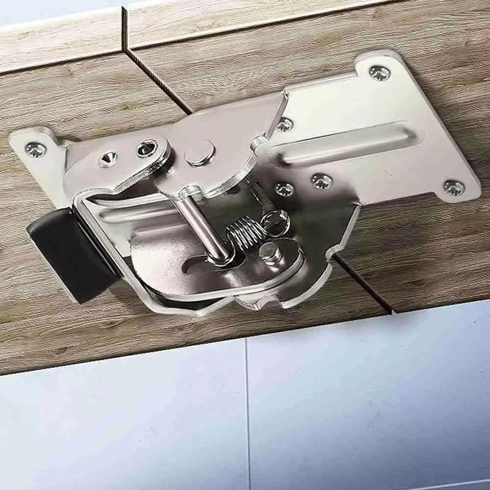 Self Locking Hinge 0/90/180 Degrees Practical Heavy Duty Sturdy Parts Folding Hinge for Furniture Sofa Leg Tables Workbench Beds