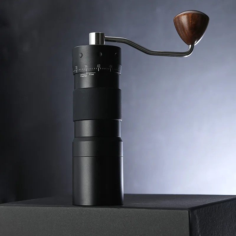 

Manual Coffee Grinder Portable Mill 420stainless Steel 48mm Stainless Steel Titanium Plating Burr