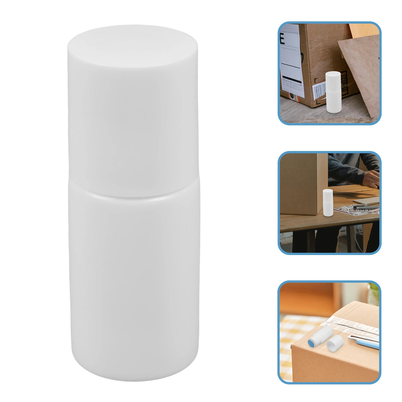 

6 Pcs Paint Bottle Empty Travel Size Bottles Heat Sensitive Container Plastic Sponge Head Applicator