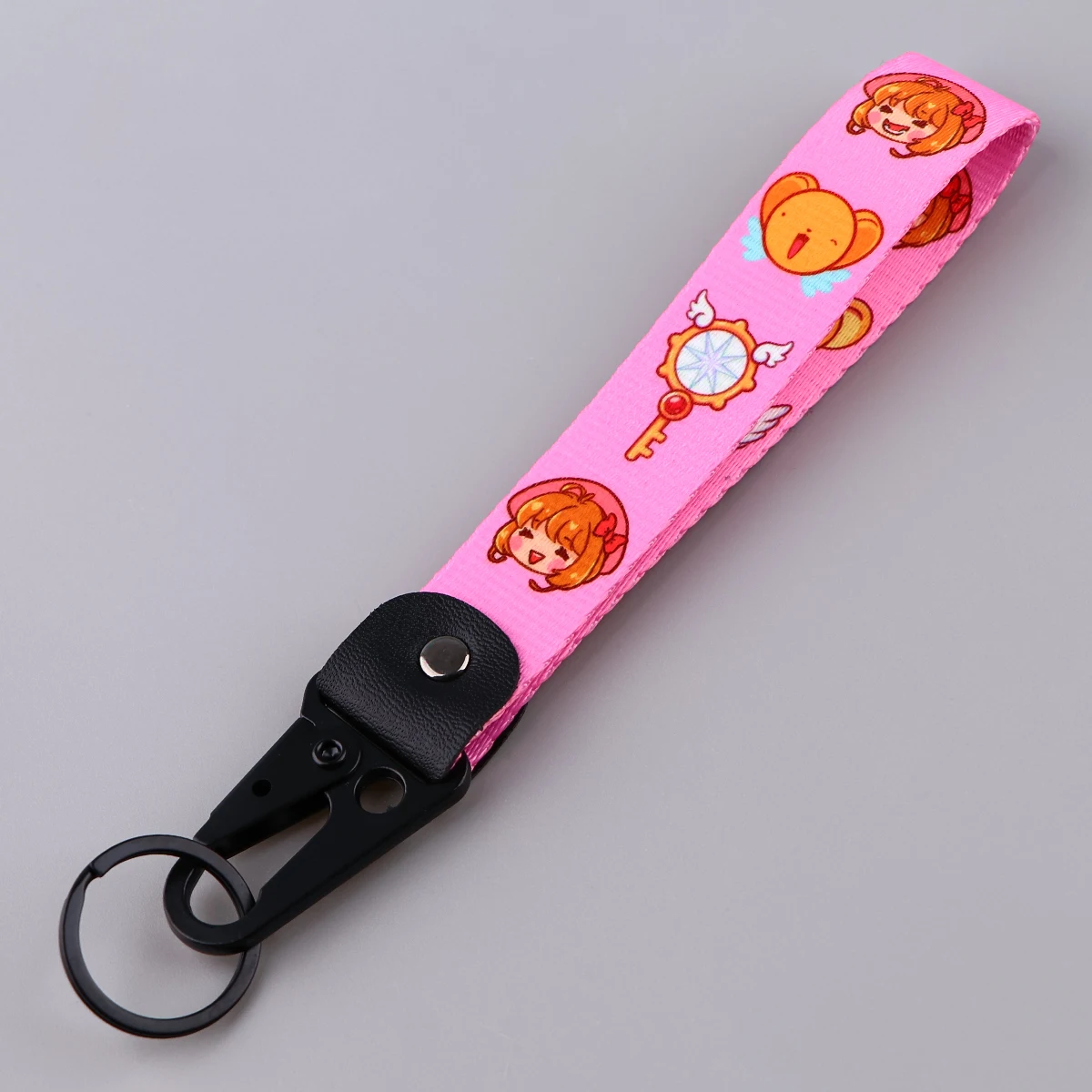 

Magical Girl Short Lanyard Key Fobs Holder Anime Eagle Beak Keychain Car Motorcycle Pendant Key Ring Jewelry Accessories Gifts