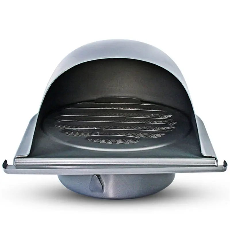 3Pcs 4Inch 100Mm Waterproof Stainless Steel Vent Vent Hood Anti-Corrosion Exhaust Extractor For Wall Air Outlet Cover,B-AT64
