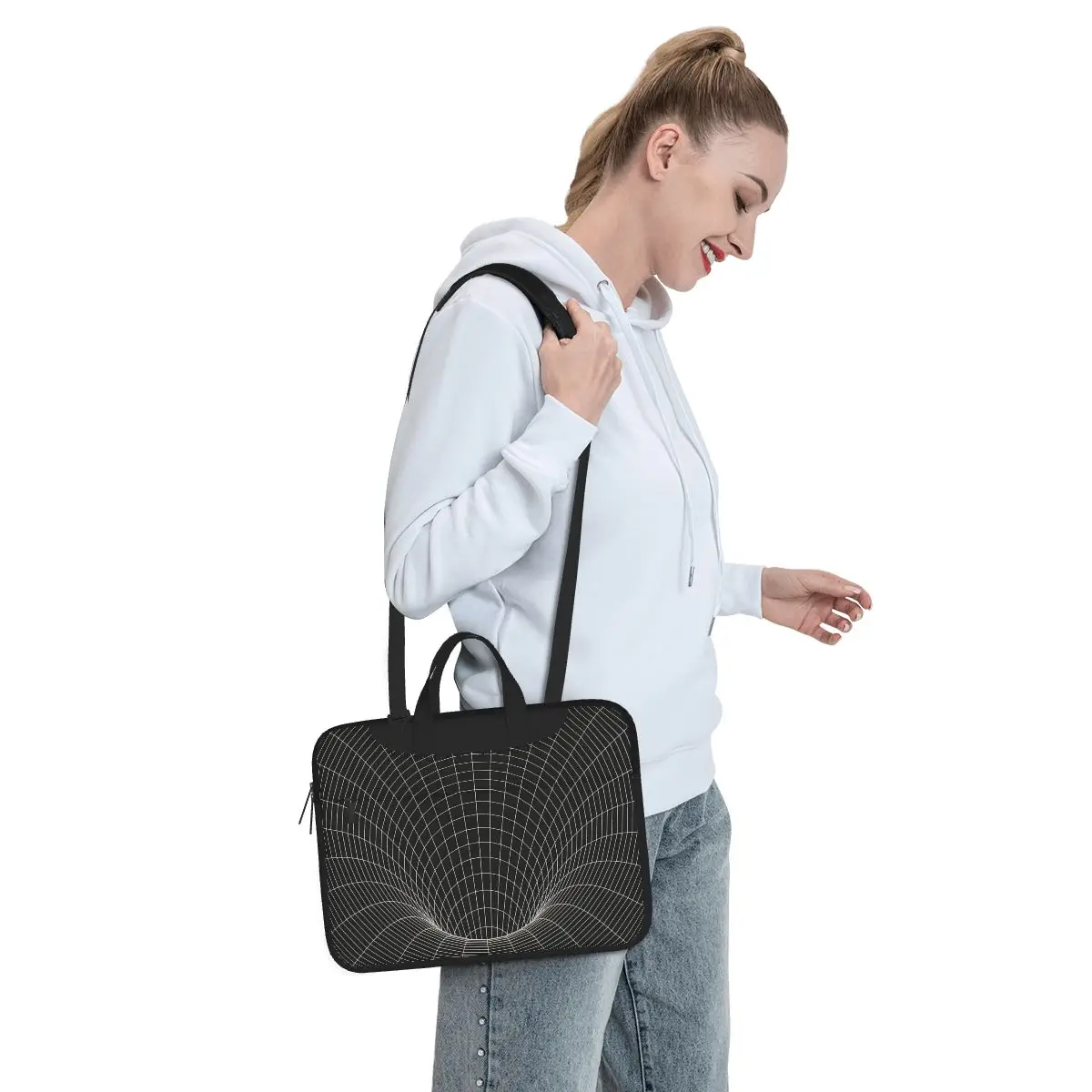 Event Horizon Laptop Bag Shockproof Case Computer Bag 13 14 15.6 Inch Crossbody Notebook Pouch For Macbook Pro Air