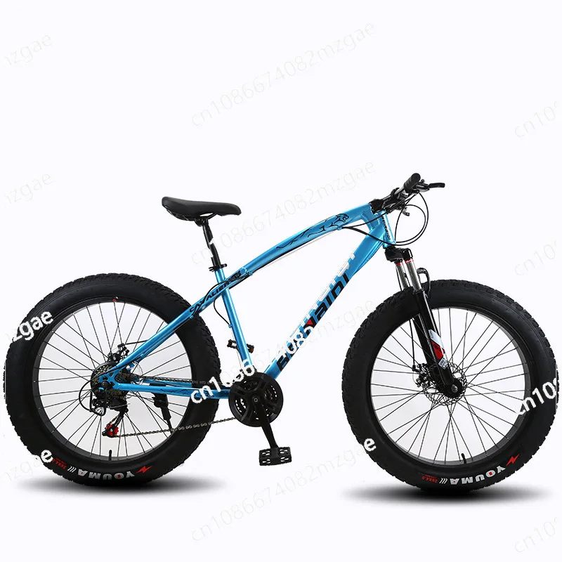 Mountain bike 26 inch 4.0 fat tire adult student variable speed bike 24 inch off-road snowmobile