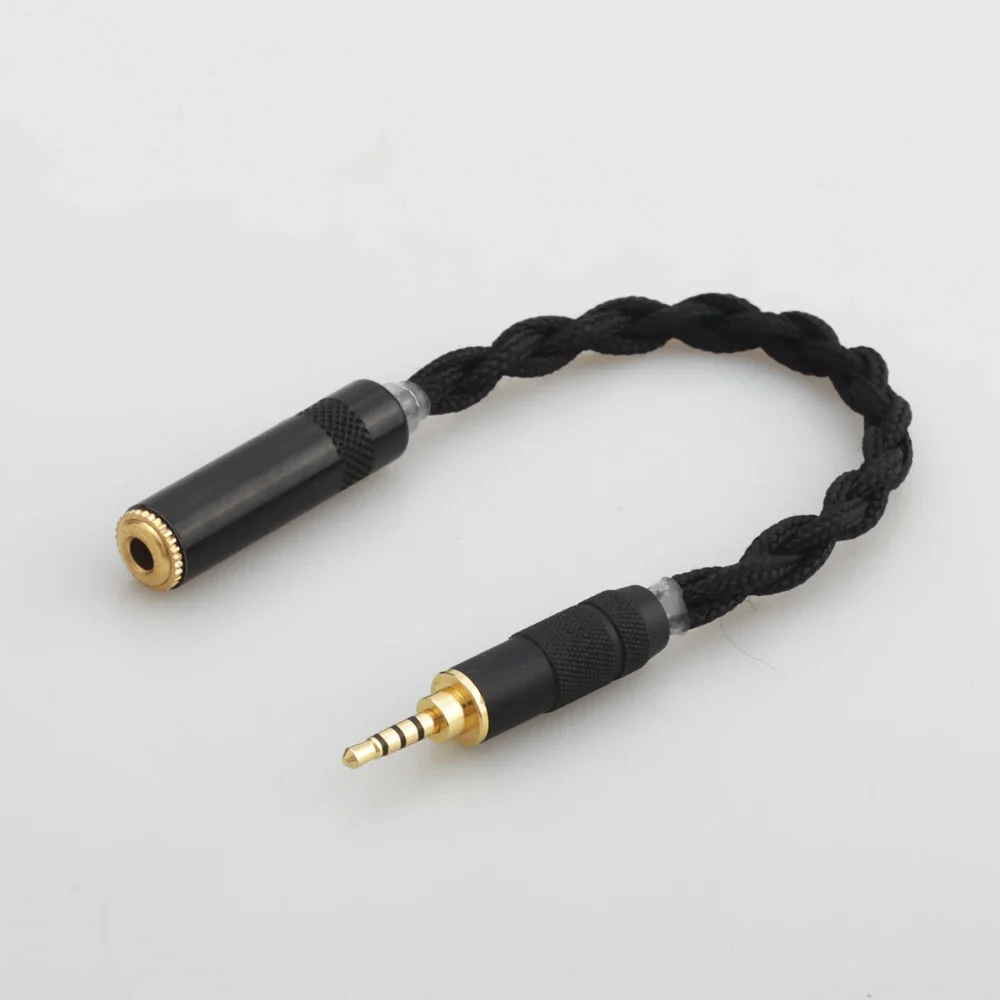 

2.5mm Trrs Balanced Male to 3.5mm Stereo Female Audio Connector Adapter Cable Compatible with Astell&Kern AK240 FIIO