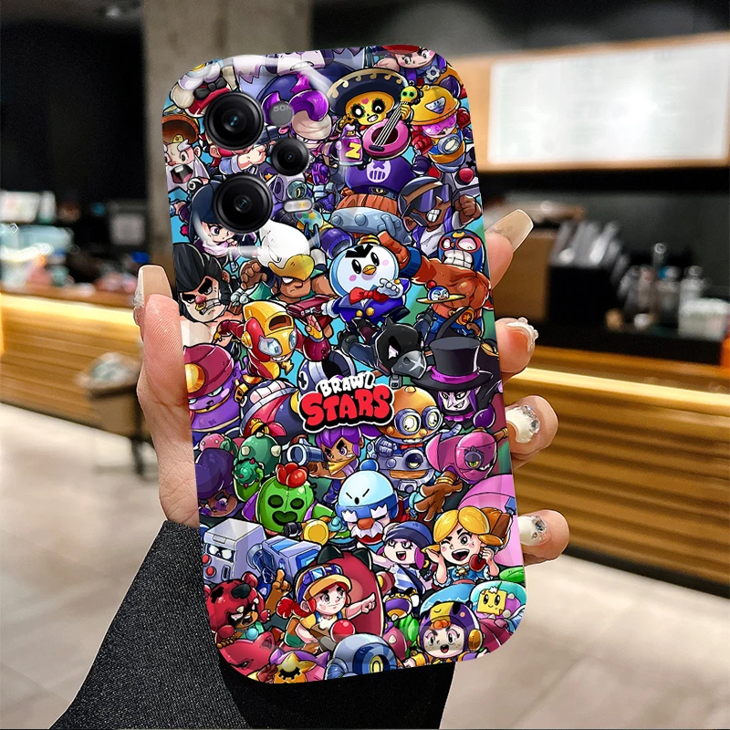 Game Leon Spike Stars Phone Case For Xiaomi Redmi Note 13 12 11 Pro Plus 4G 5G 12S 11S 10 10S 9 9S 8 13C 12C 10C Wavy Soft Cover