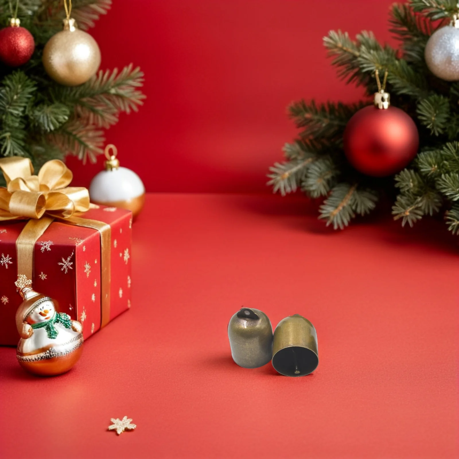 

20Pcs Vintage Small Brass Bells Copper Bell Pendant Christmas Tree Bell Hanging Decoration Wind Chimes Craft Wind Chime Bells