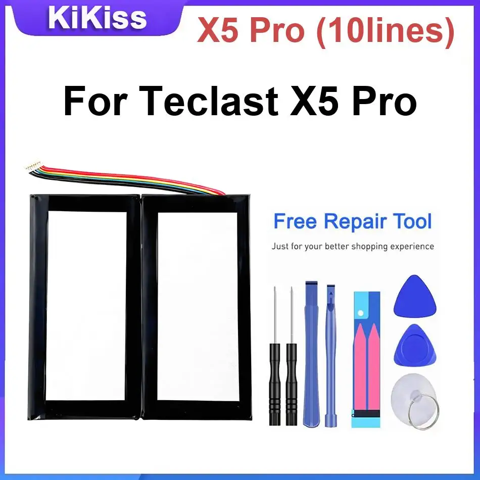 Tablet Battery For Teclast X5 Pro,X5 Pro (10lines) High-Performance Batteries