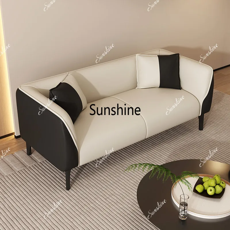 Modern small apartment sofa beauty salon apartment lounge area reception sofa