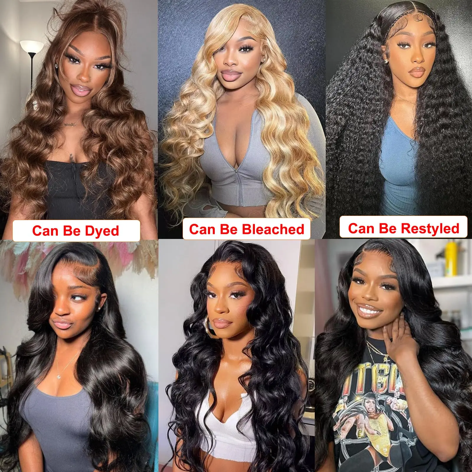 Natural Black Body Wave Lace Front Wigs Human Hair 13x4 HD Lace Front Wigs Human Hair 180% Density Glueless Wigs Human Hair