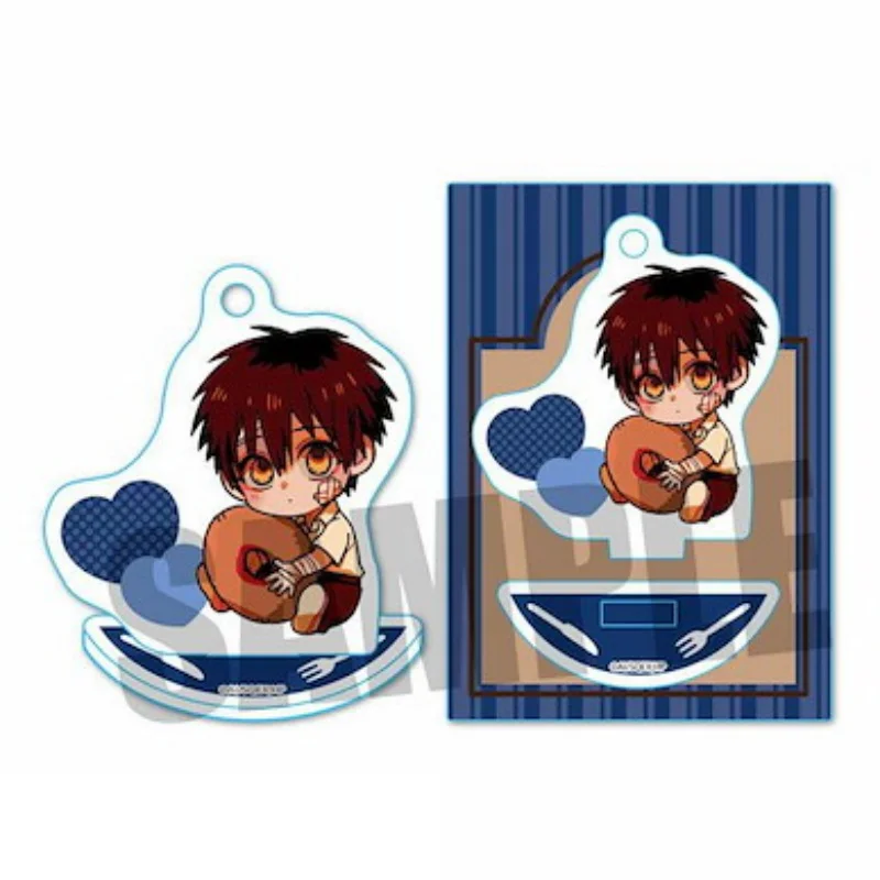 10cm Anime Toilet-Bound Hanako-Kun Acrylic Stand Modle Desktop Decoration Game Collectible Ornament Gift For Fans Funny Keychain