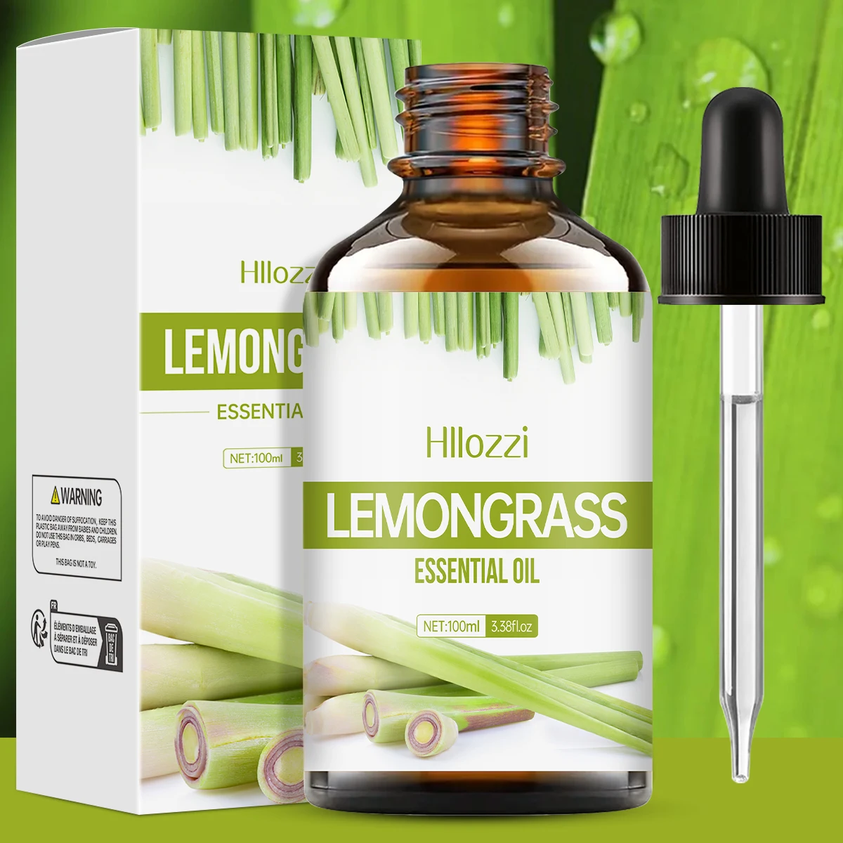 L'huile essentielle de citronnelle peut être utilisée dans les soins de la peau, les produits de bain et les diffuseurs et convient à tous les types de peau.