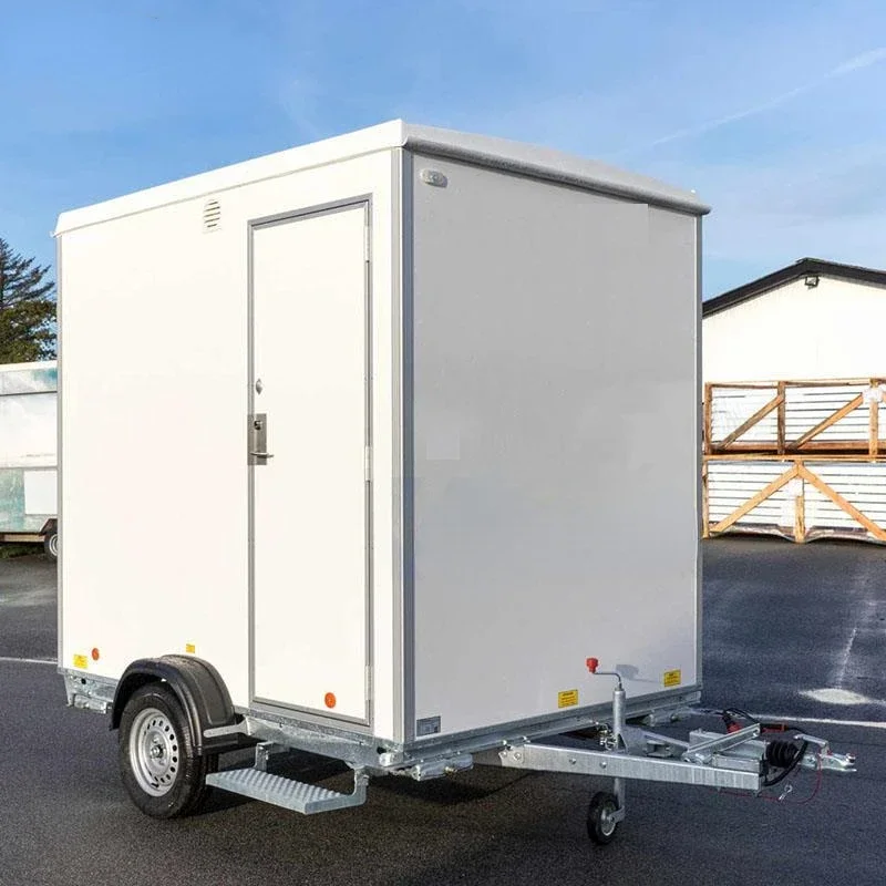 1 Station 2023 Portable Toilet Movable Toilet Trailer On Wheels Kitchen Portable Outdoor