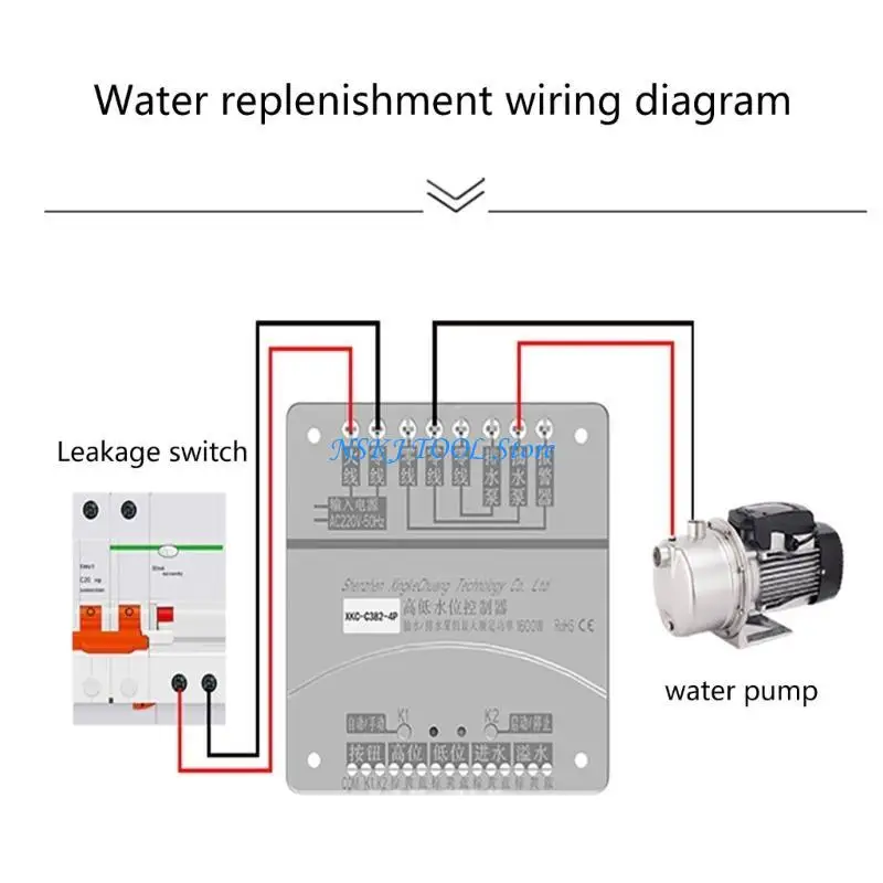 

L8RC Water Level Detector Capacitor Liquid Level Switches Induction Non-contact