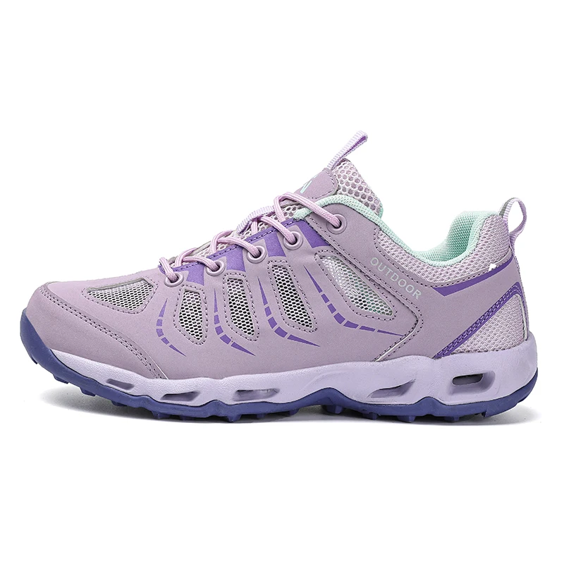 Scarpe da trekking da donna Trekking all'aperto Sport Arrampicata Stivali da campeggio Scarpe da ginnastica da jogging da passeggio impermeabili antiscivolo Sneakers Stringate