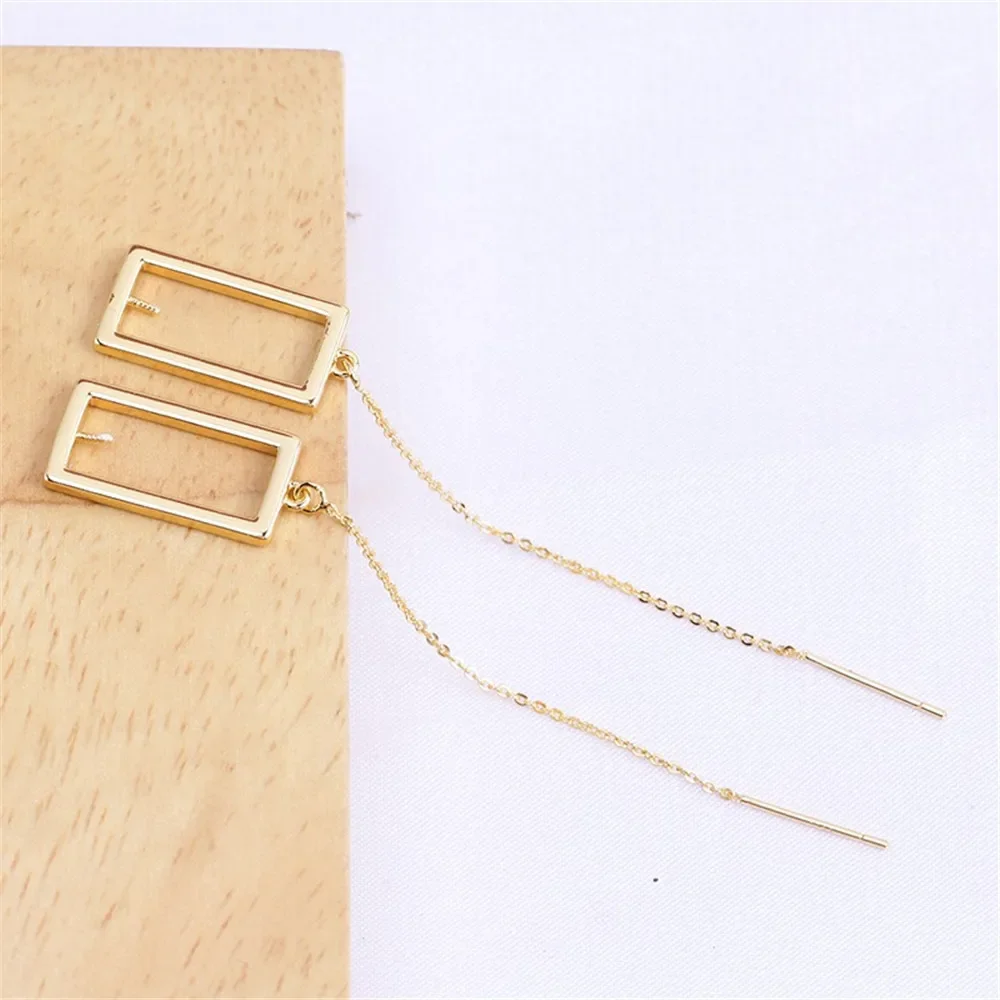 

Gold Plated Pearl Earring Settings, DIY Jewelry Making Supplies, Blank Ear Stud Bases for Handmade Accessories, 1pair No Pearl