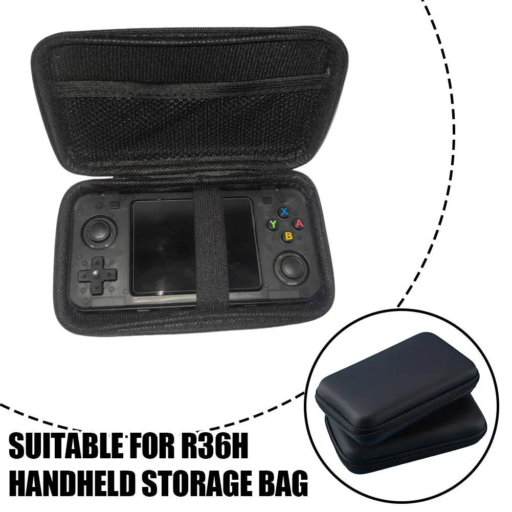 For R36H Handheld Gaming Console Anti Drop Storage Bag Portable Shockproof Game Console Organizers Storage Case