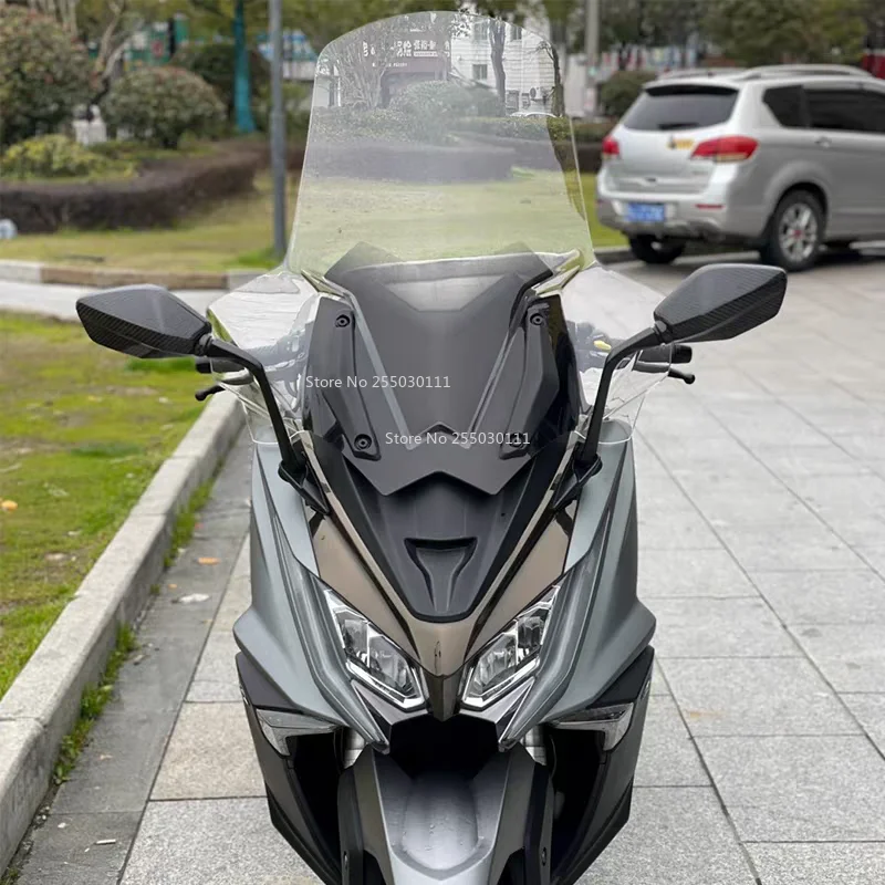 Motorcycle windshield modification windshield front gear raised and widened windshield accessories For KYMCO AK550 AK 550 AK-550 view 6