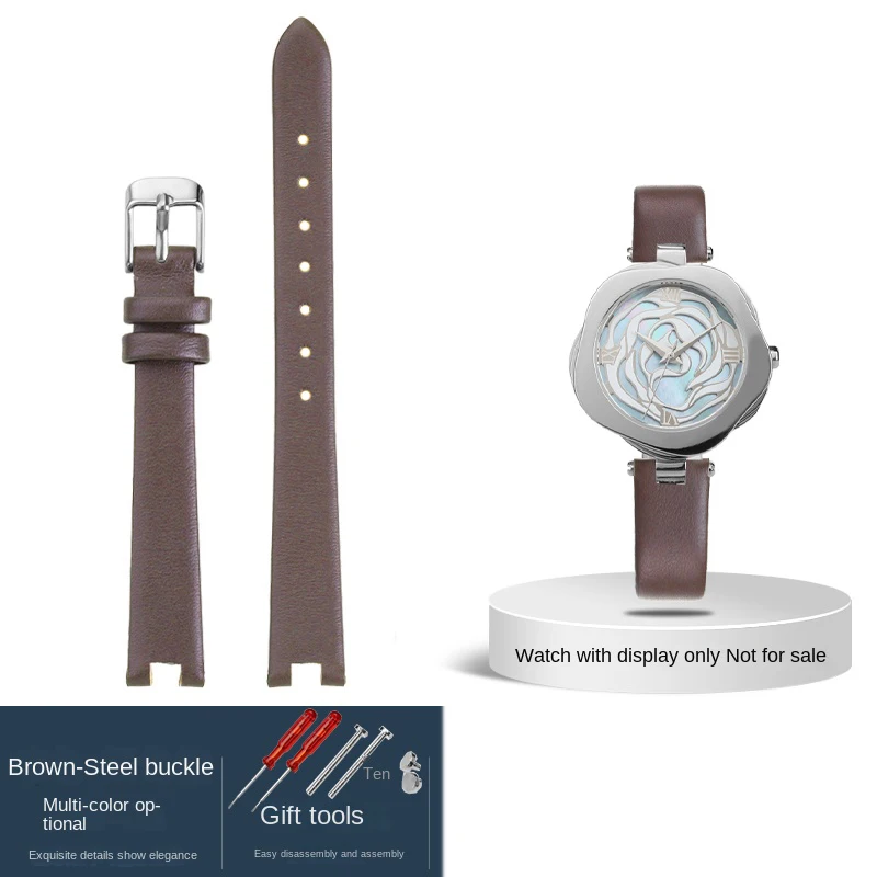 ل CIGA تصميم المرأة مقعر R سلسلة روز ساعة 32/39.5 مللي متر الهاتفي حزام من الجلد 12 مللي متر 16 مللي متر أحمر أبيض أسود براون حزام (استيك) ساعة أداة