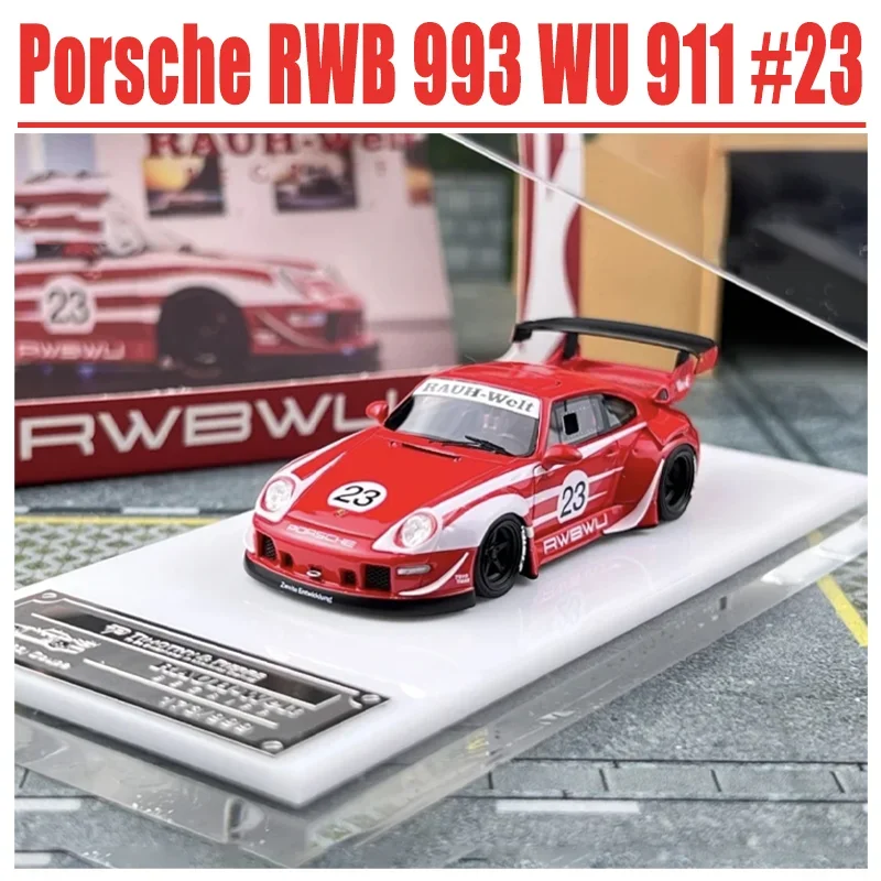 

TP 1/64 Porsche RWB 993 WU 911 #23 Alloy Toy Motor Vehicle Diecast Metal Model