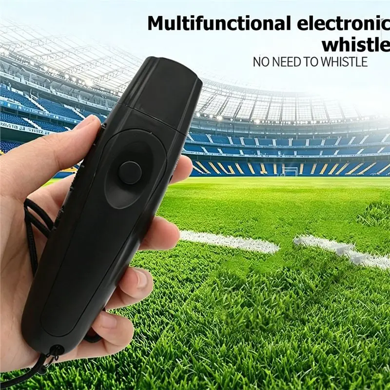 HOTB72A High-Decibel 125Db Electronic Whistle Three-Tone Pigeon For Competition, Referee, Coach,Teaching Lighting