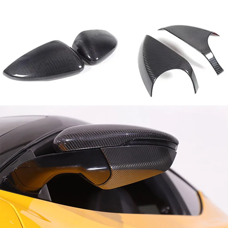 For Lotus EMIRA 2021-2023 Real Carbon Fiber Car Exterior Rearview Mirror Cover Reverse Mirror Protection Cover Car Accessories