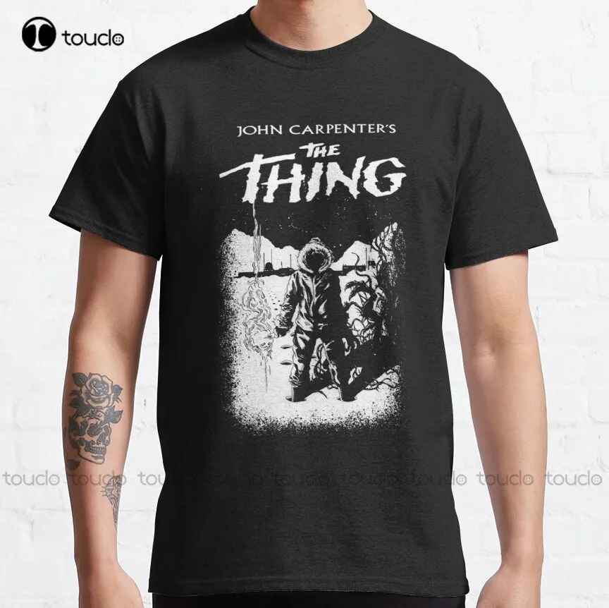 1982 Jc The Thing, The Thing 1982, The Thing Carpenter Classic T-Shirt Halloween T Shirt Dress Women Xs-5Xl Breathable Cotton