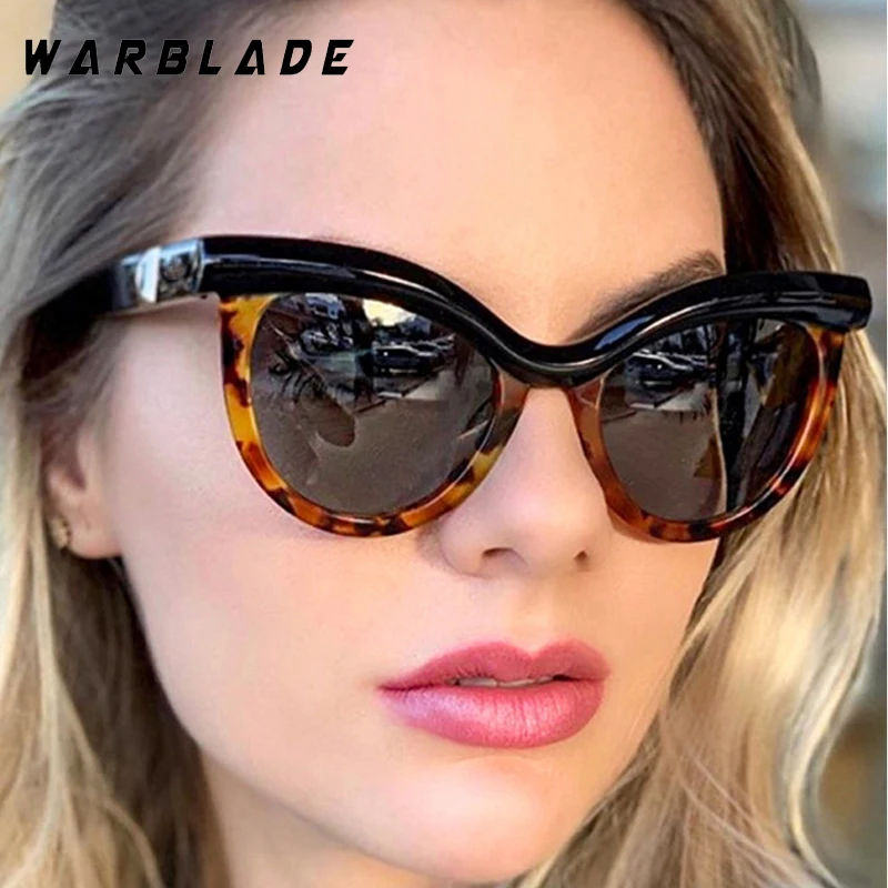 

Trendy Vintage Brand Design Fashion Big Cat Eye Sunglasses Women Men Retro Trendy Sun Glasses Summer Traveling Shades UV400 Очки
