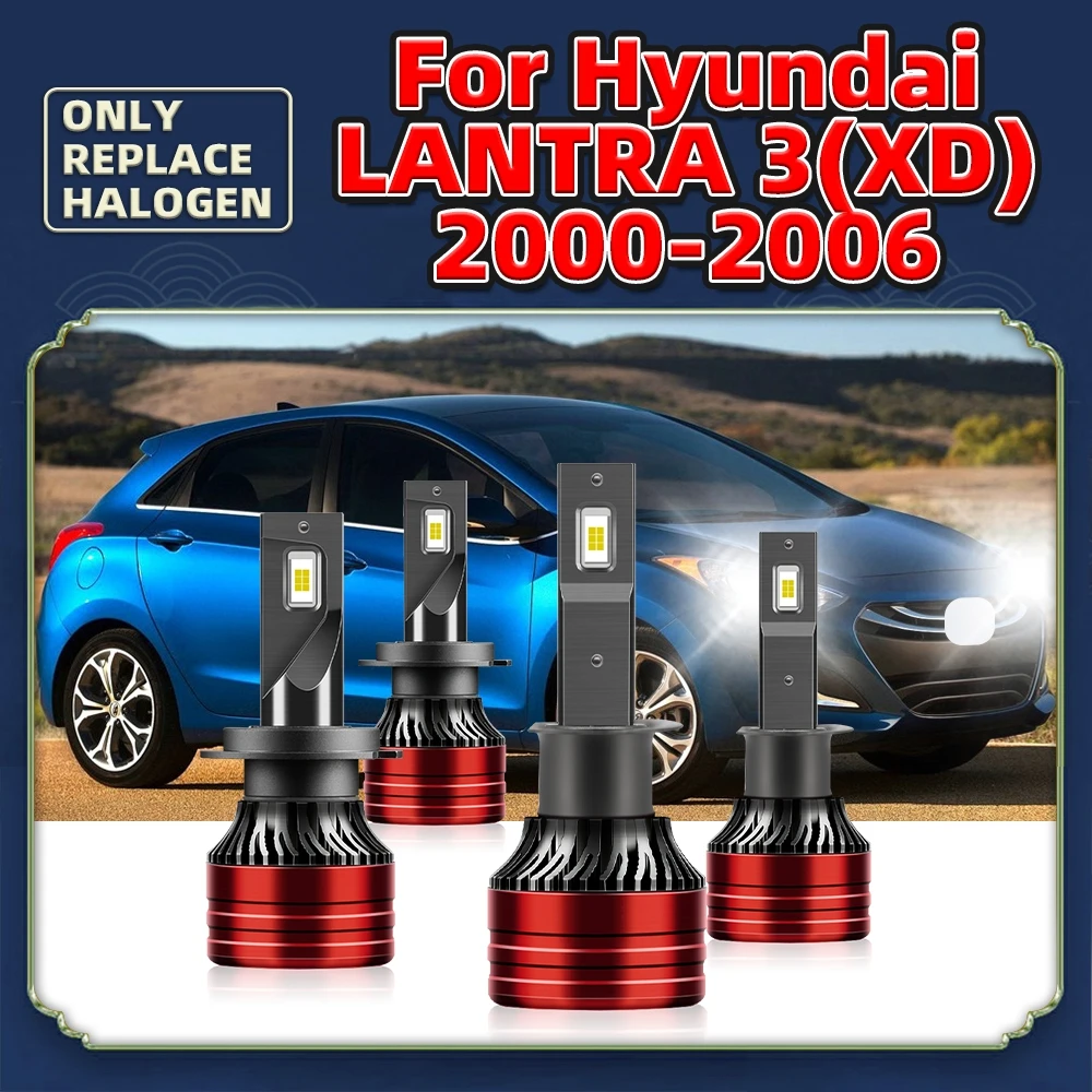 

Led Car Headlights High / Low Headlamp 12V Auto Lamps 16000LM 120W For Hyundai Lantra 3 (XD) 2006 2005 2004 2003 2002 2001 2000