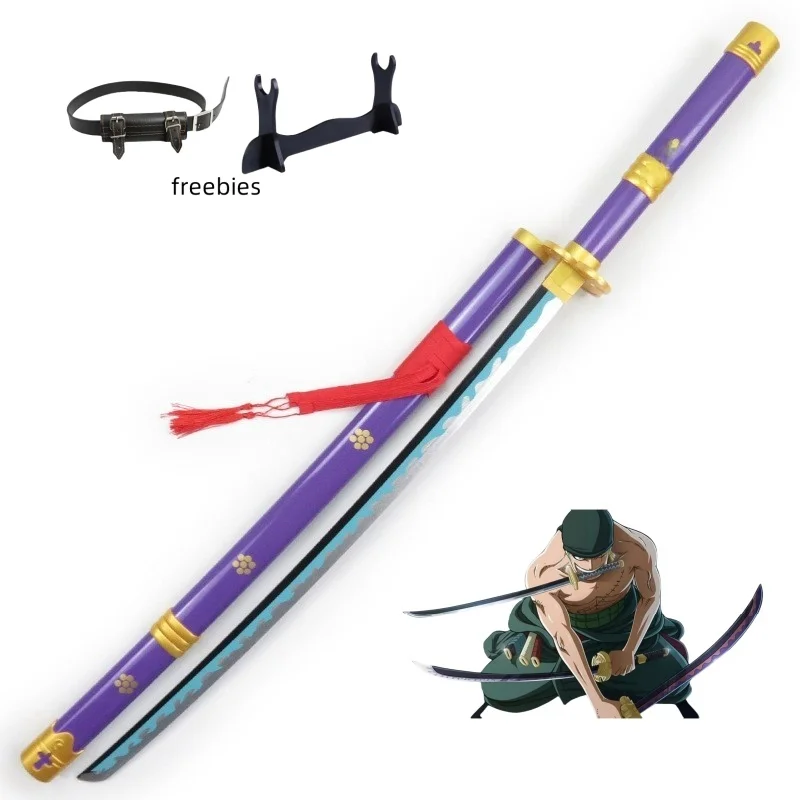 40 inch Roronoa Zoro Katana Ninja-mes zwaard Anime One Piece Cosplay originele Japanse Katana originele Samurai-sabel speelgoed cadeau