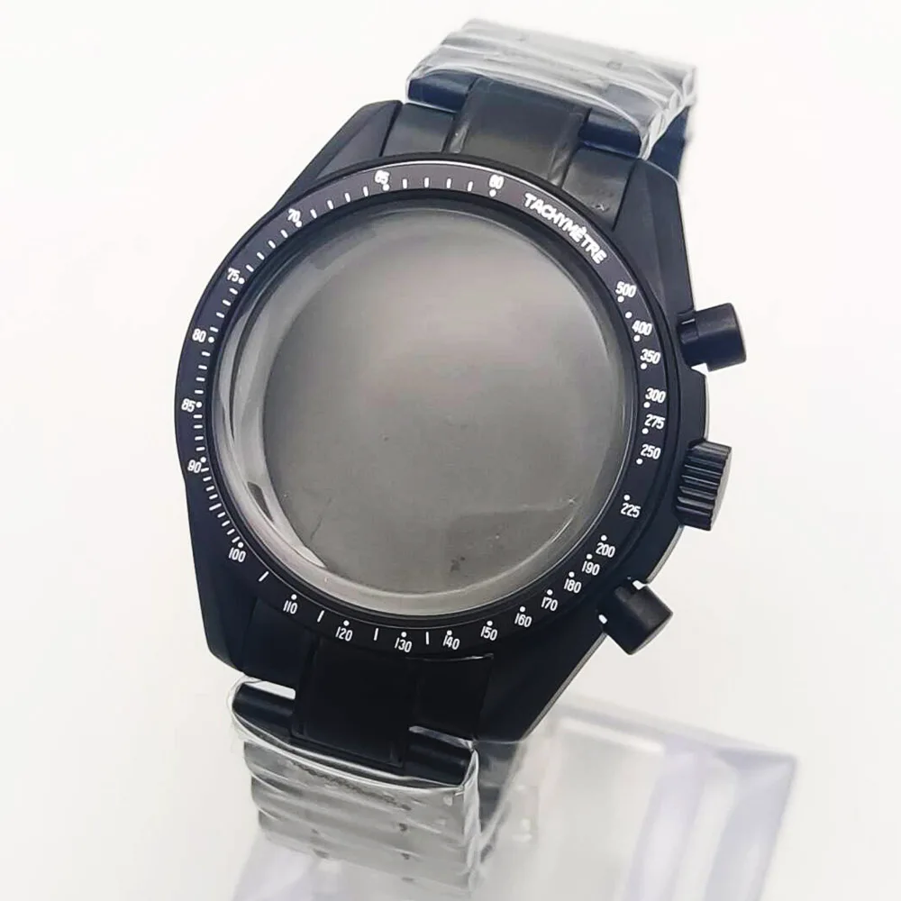 Modified Watch Components 40mm Case VK63/VK64 Case Luxury Men's Watch Case Water-Resistant Case Compatible with 32.5mm Dial Case
