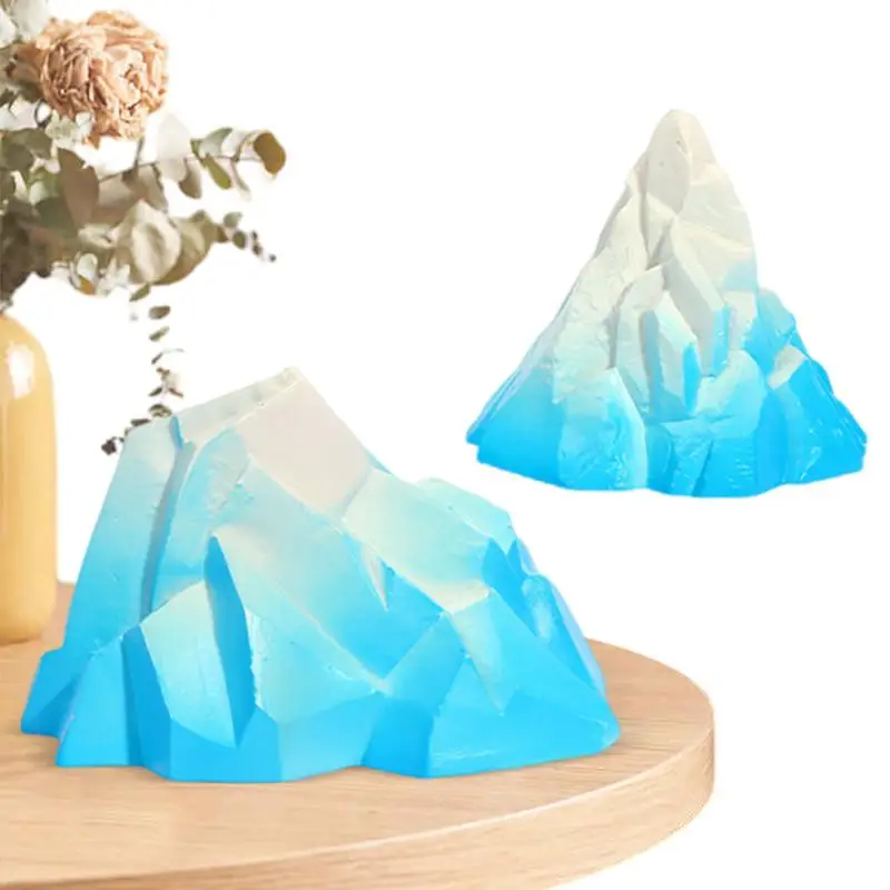 

Snow Mountain Fish Tank 2X Simulation Iceberg Figurine Aquarium Snow Mountain Decoration Fish Tank Iceberg Glacier Landscape