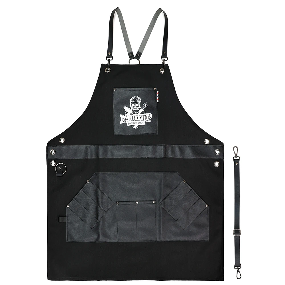 Waterproof Barber Apron with Storage Pocket