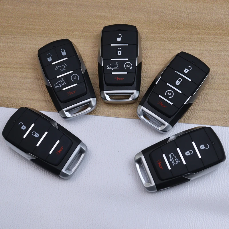 

Car Key Fob Case Shell Housing for Dodge TRX Ram 1500 Rebel Pickup 2019 2020+