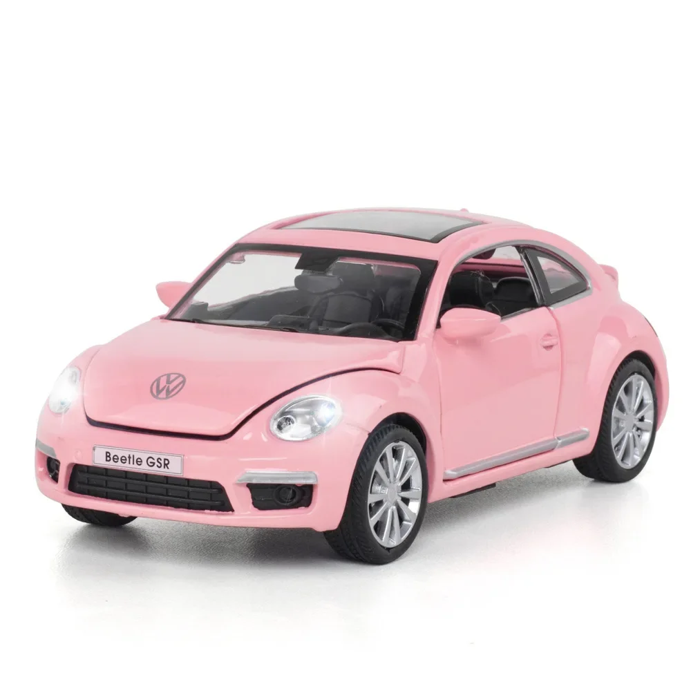 1:32 VOLKSWAGEN Beetle GSR High Simulation Diecast Car Metal Alloy Model Car Children\'s toys collection gifts A134