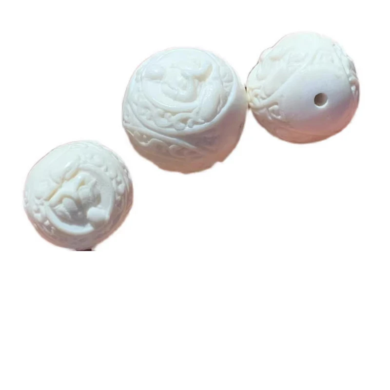 Handcrafted Buckhorn Buddha Loose Beads Buddhist Buddha Statue Beads Good Luck