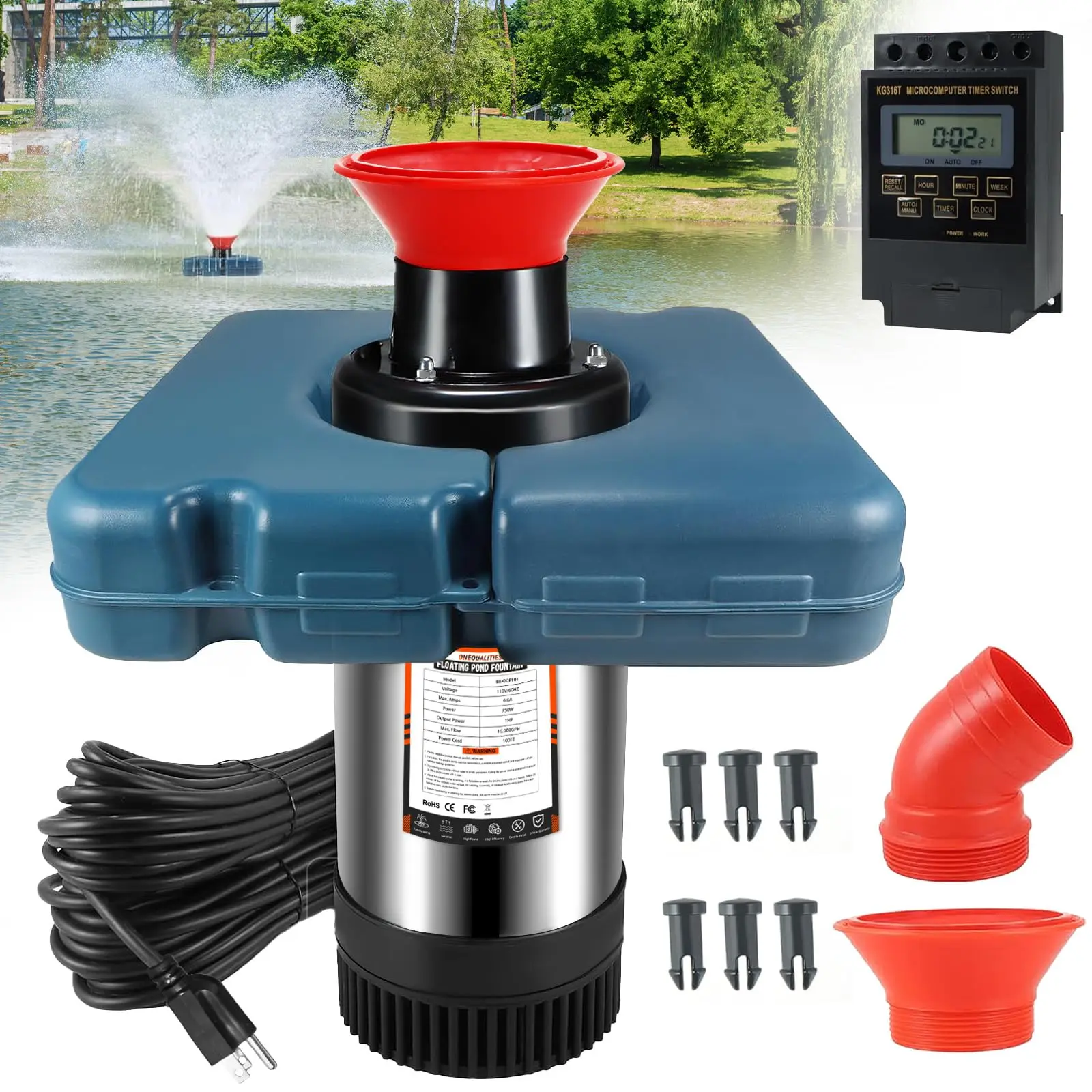 

Hot Sale Goods Floating Pump Aerator Fish Pond Aerator Electric Water Pump for Irrigation Fish Pond Fish Farming Aerator