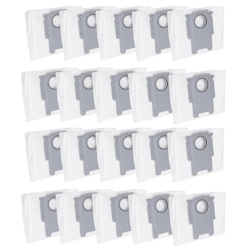 20 Pcs for Roborock S8+ /S8 Pro Ultra / S7 MaxV Ultra / Q5 / Q5+ / Q7+ / Q7 Max+ Garbage Bag Vacuum Cleaner Accessories