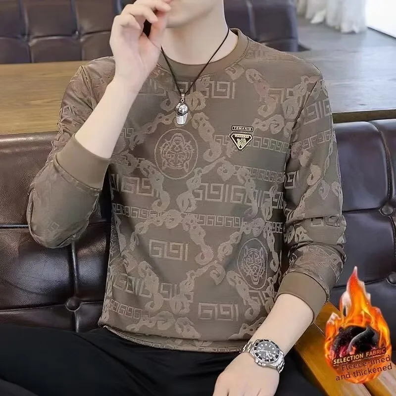 

Мужская утепленная толстовка с длинными рукавами на флисовой подкладке, осенне-зимняя, новая, повседневная, удобная, дышащая, износостойкая.