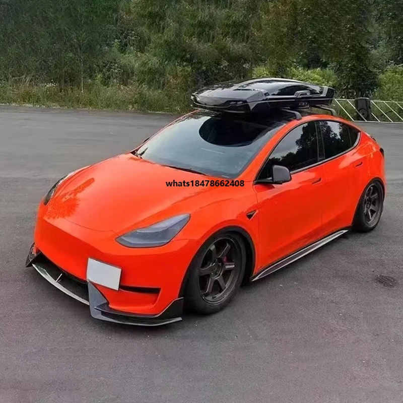 

For Model Y Carbon Fiber Body Kit ADR Style Front Lip Spoiler Rear Diffuser Side Skirts Aero CAR BODY Kit