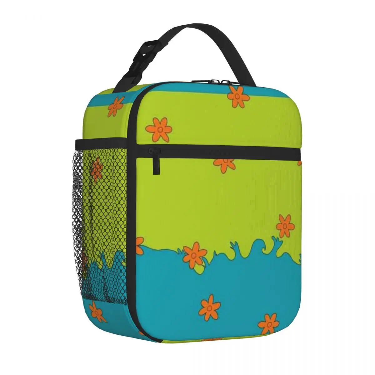 Bestselling Mystery Pattern Casual Meal Prep Bag Short Journey Canvas Lunch Bag