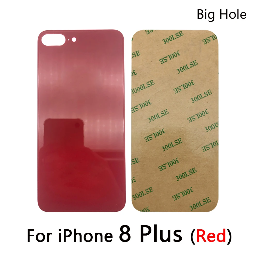 50Pcs，Big Hole NEW Battery Back Glass Cover Housing Case With Sticker For iPhone 8 8G 8 Plus X XS XR XS Max 11 Pro 11 Pro Max