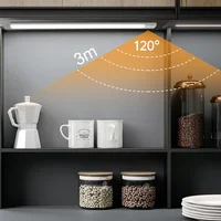 10/20/30/40/60CM Night Light USB Rechargeable Motion Sensor Led Light Wireless Led Lamp for Kitchen Cabinet Bedroom Wardrobe 4