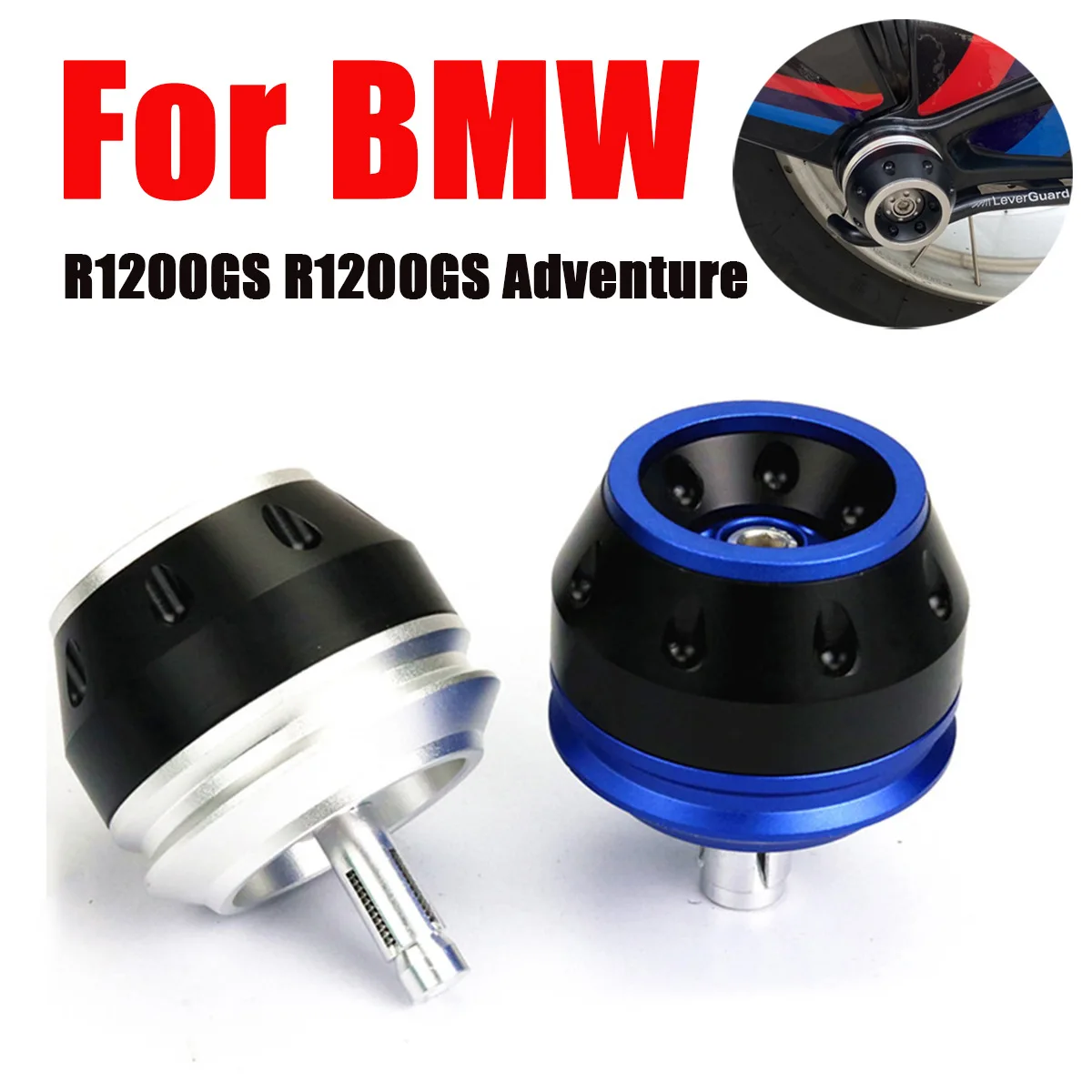 For BMW R1200R R1200GS ADV Motorcycle Drive Shaft Drop Ball Rear Axle Protector 1pcs