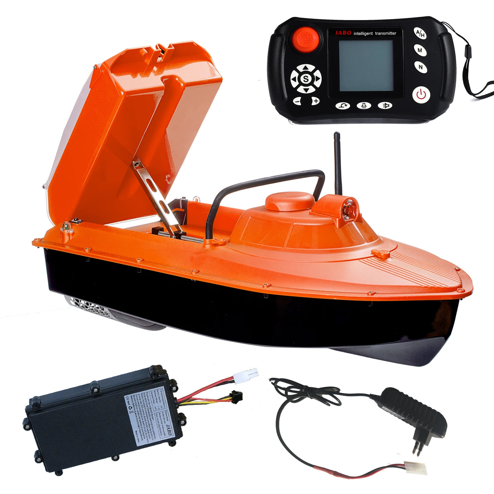 JABO-Automatic GPS Navigation Fish Finder, Bait Boat, Automatic Navigation, German Warehouse Delivery, 2BG