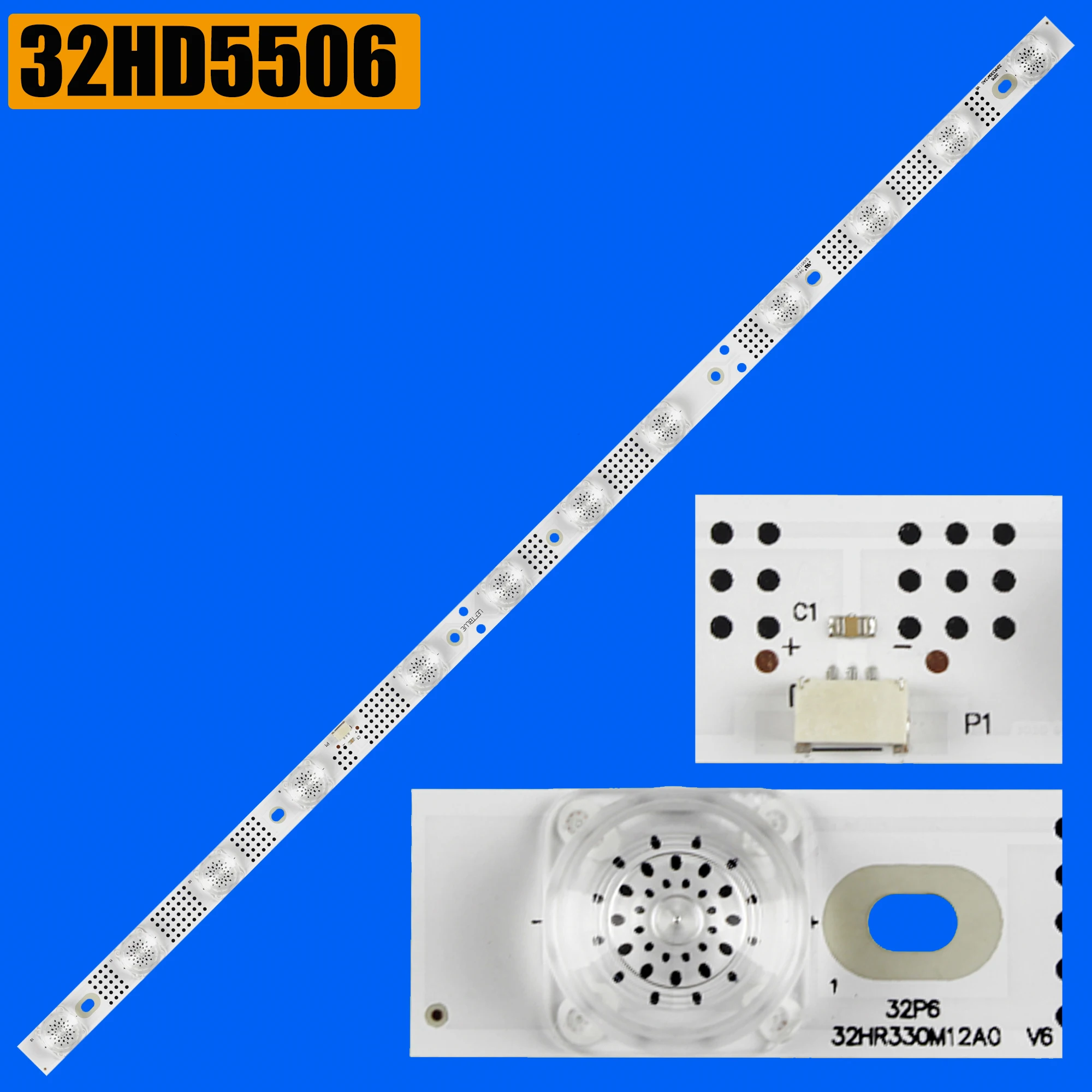 

1/5/10 Комплекты светодиодной ленты подсветки для 32s615 L32S6FS 32P6 32P6H 32ES580 32DS520 32ES586 32HR330M12A0 V3 4C-LB3212-HR01J