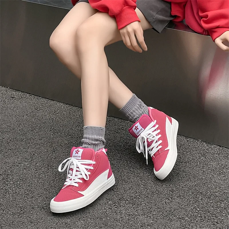 Children's Canvas Sneakers Boys Breathable Comfortable Running Shoes Girls Fashion Sports Casual Soft-soled Non-slip Kids