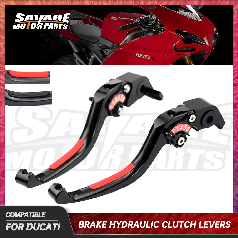 For DUCATI Hypermotard 950 SP 2019 2020 Brake Hydraulic Clutch Levers 1198 1098 999 749 S/R S4RS 848 EVO Motorcycle Parts Handle