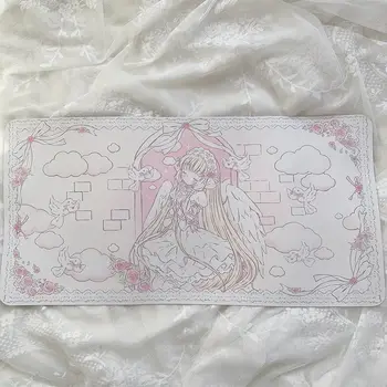 Originální design dívčí podložka pod myš, vodotěsná, protiskluzová, studentská kolej, jídelní podložka, roztomilá kancelářská podložka pod klávesnici 10 nejlepší prodej roztomilé podložky na stůl - №5