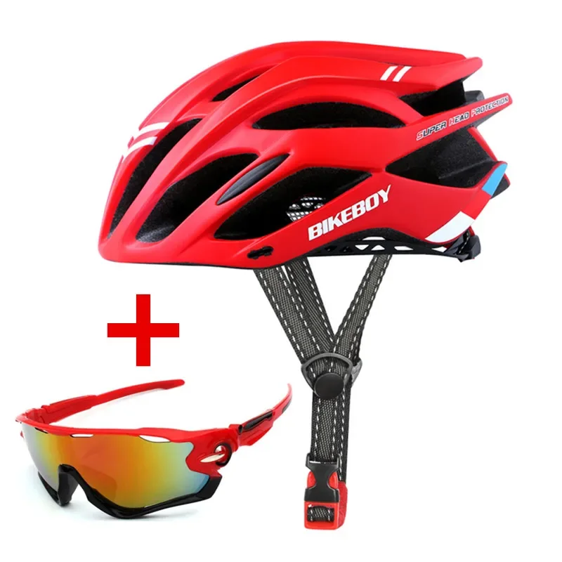 BIKEBOY Road Mountain Bike Helmet Ultralight DH MTB All-terrain Riding Helmet Men Women Sports Ventilated Cycling Bicycle Helmet