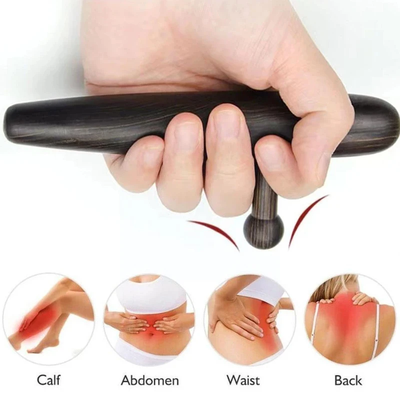 

1Pcs Trigger Point Massager Tool,Boost Metabolism Lymphatic Drainage Relaxes Muscles Wood Massage Tools Wood Massage Tools Wood